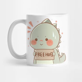 Free Hugs Dinosaur Mug